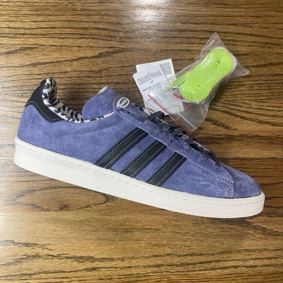 Adidas X-Large Campus 80 Purple Black White Grey Sneaker Shoe Sizes NEW - Picture 1 of 6